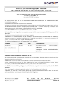 Reach Erklärung